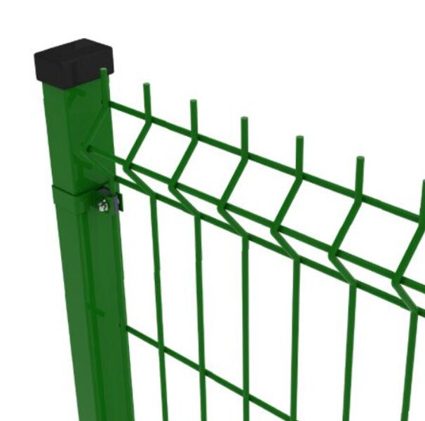 3D paneļu žogs, 4mm, 55x200, RAL6005, H-1230mm