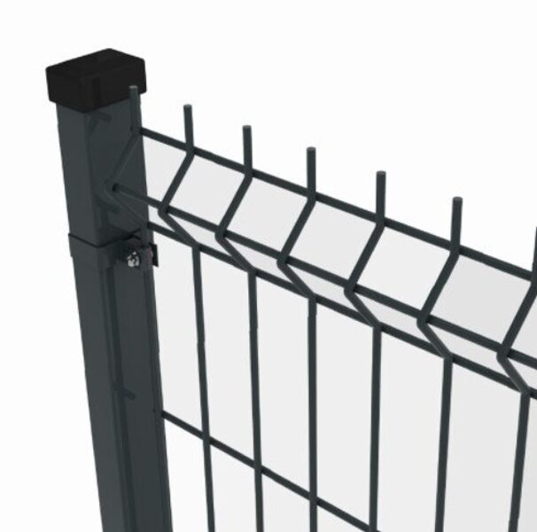 3D paneļu žogs, 4mm, 55x200, RAL7016, H-2030mm