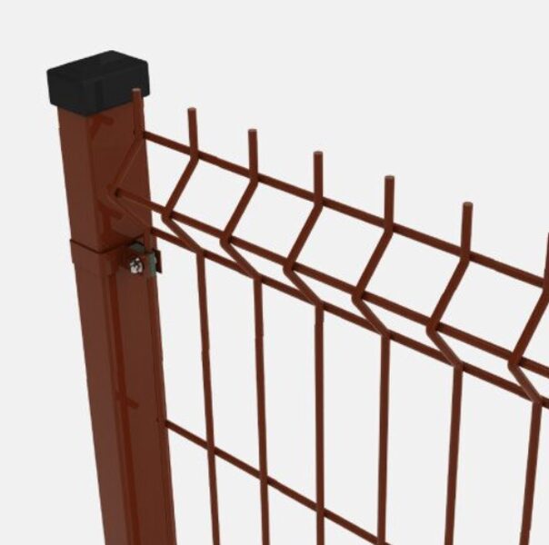 3D paneļu žogs, 4mm, 55x200, RAL8017, H-2030mm