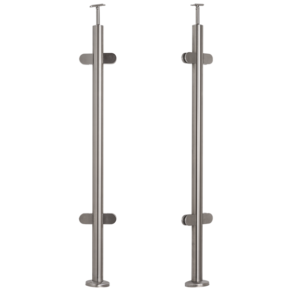 INOX Stikla margu statnis ar 4 stikla turētājiem D42,4 H1060 AISI 304