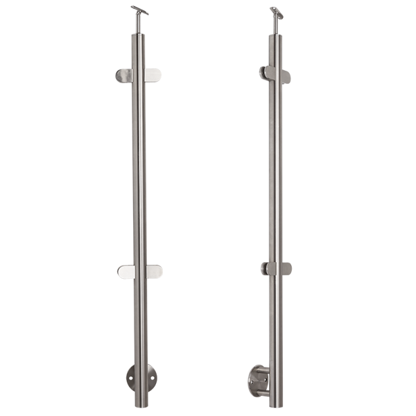 INOX Stikla margu statnis,ar 4 stikla turētājiem, D42,4, H1230, AISI 304