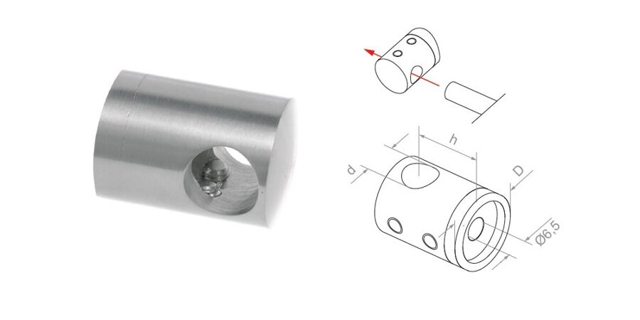 Šķērstieņa turētājs D22, H20
