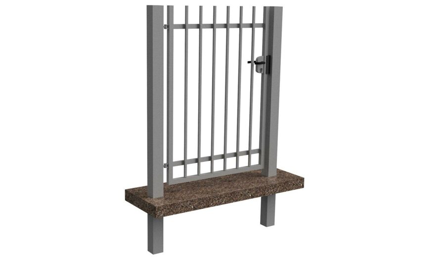 Gājēju vārtiņi TB MODEL.1 1130x2000 HDG+RAL