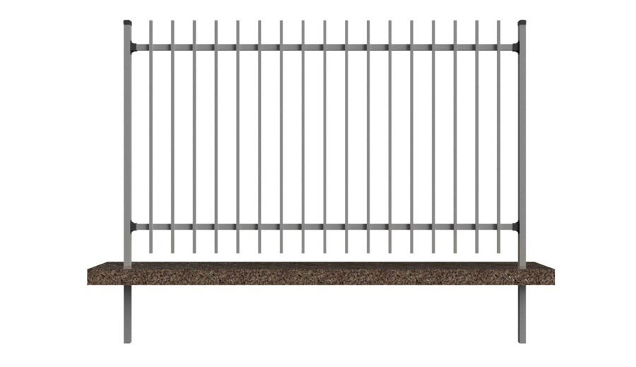 TB Fence žoga posms MODEL 1, 2500x1700, HDG+RAL